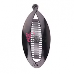 Accesoriu tip banana pentru prins parul din plastic PZS002MM - Negru